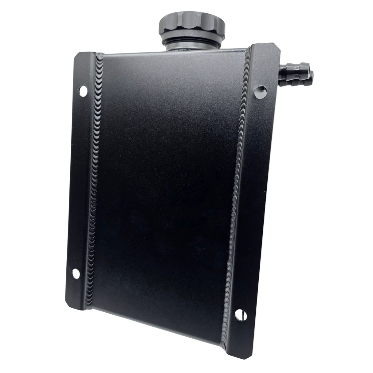 BLACK ALUMINIUM COOLANT RESERVOIR BOTTLE (UNIVERSAL)