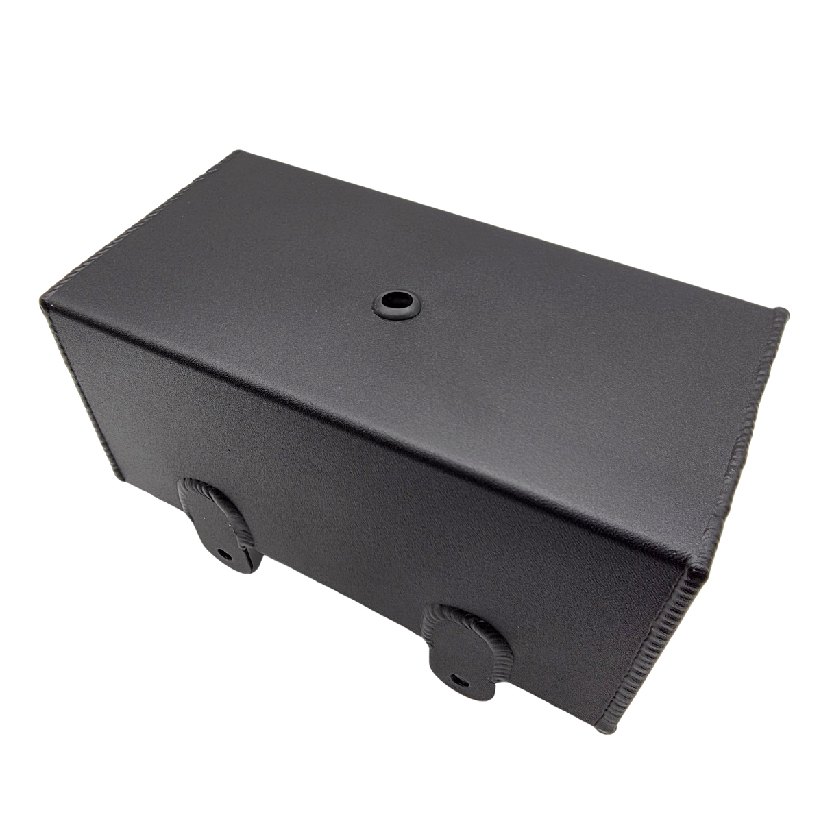 BLACK ALUMINIUM WINDSCREEN WASHER BOTTLE (UNIVERSAL)