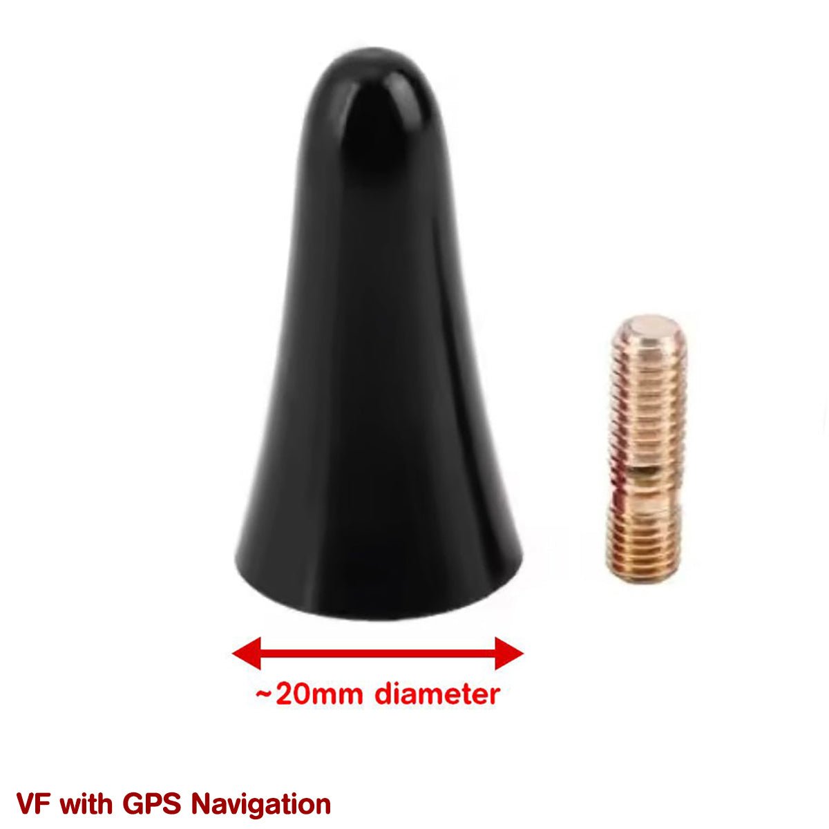 STUBBY ANTENNA for VF (ALUMINIUM) - HOLDCOM AUTO PARTS
