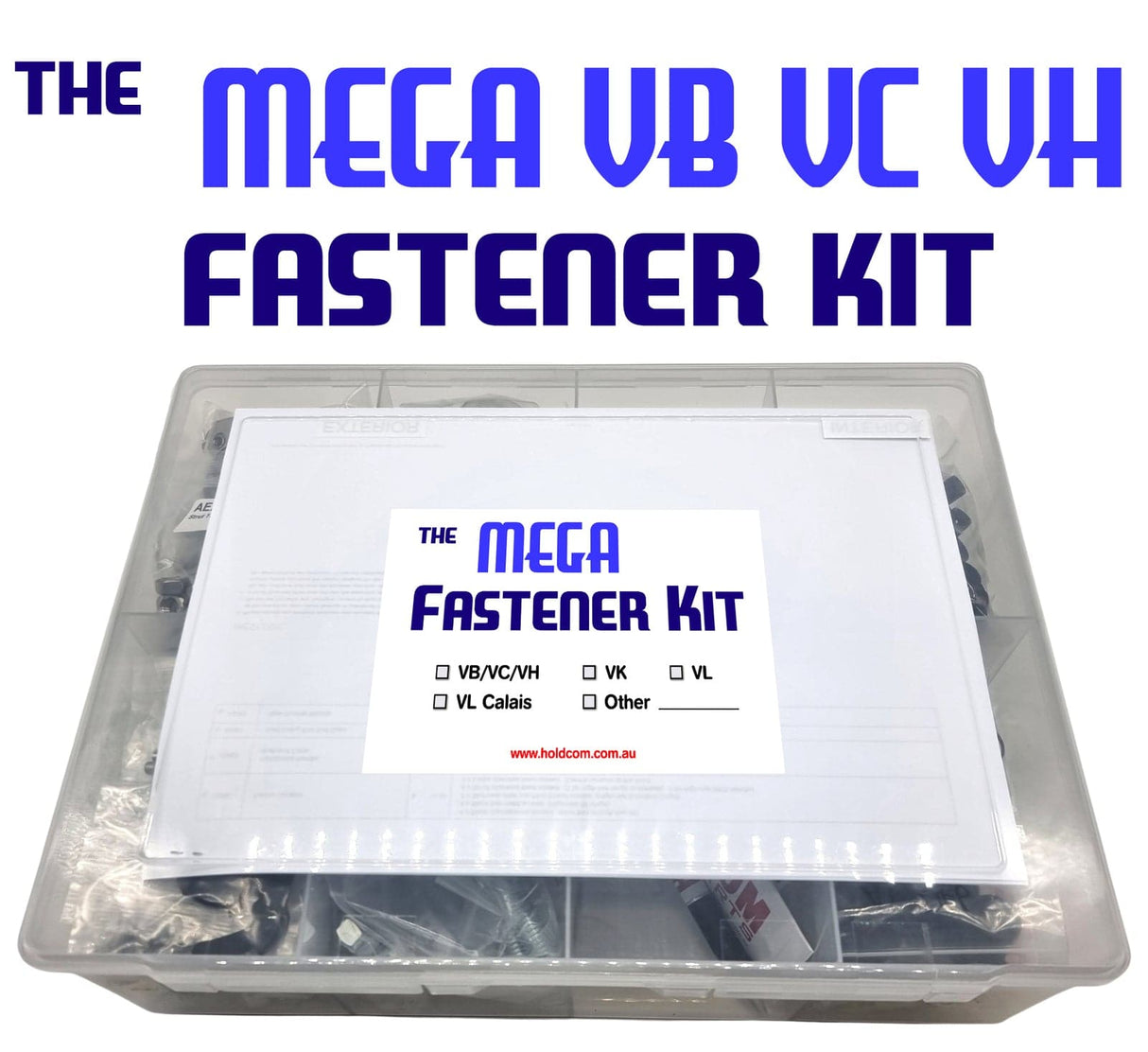 VB VC VH MEGA FASTENER KIT - HOLDCOM AUTO PARTS