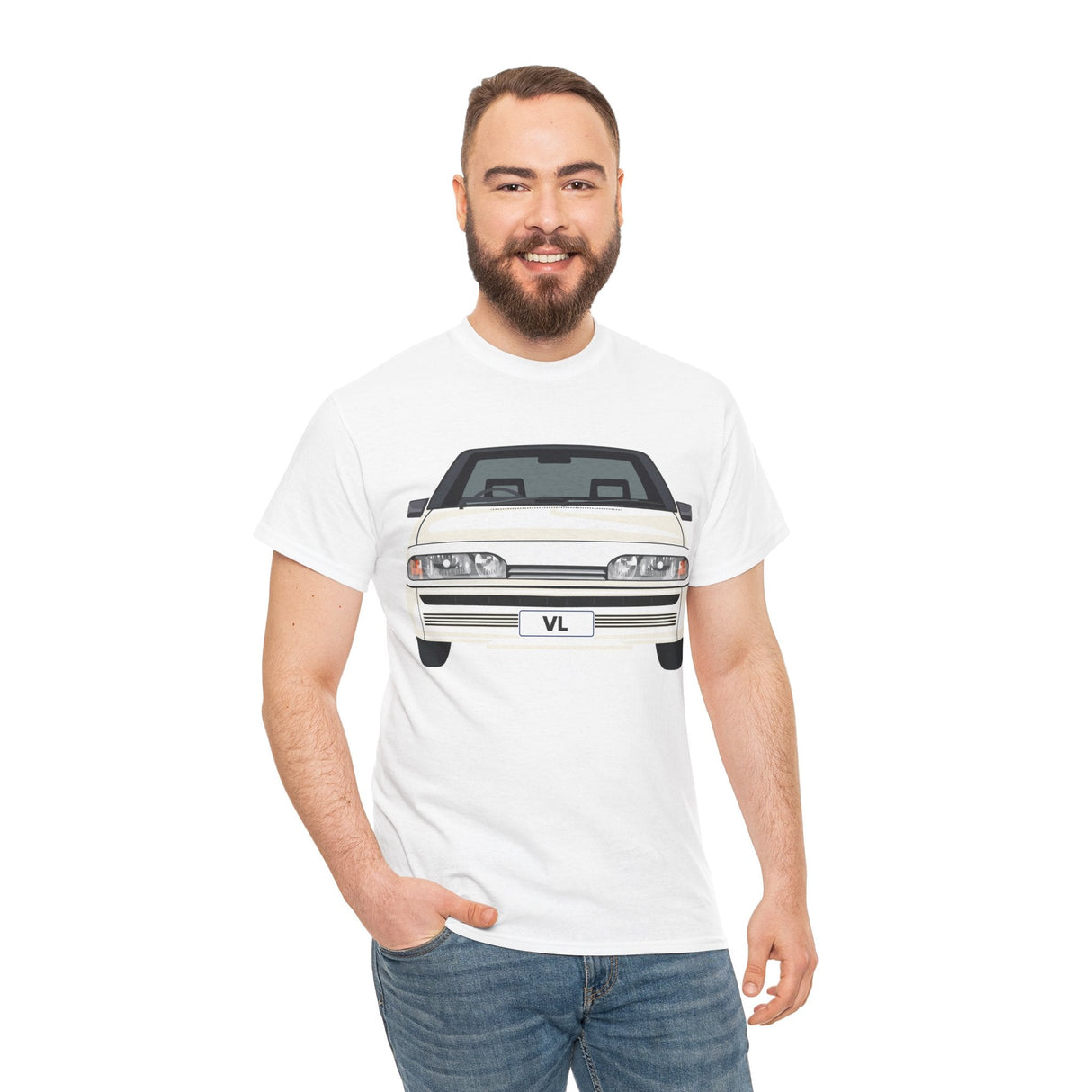 VL COMMODORE T - SHIRT - HOLDCOM AUTO PARTS