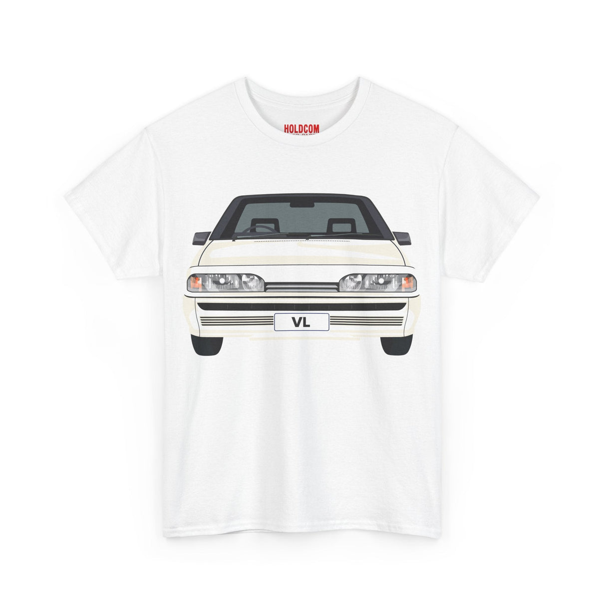 VL COMMODORE T - SHIRT - HOLDCOM AUTO PARTS