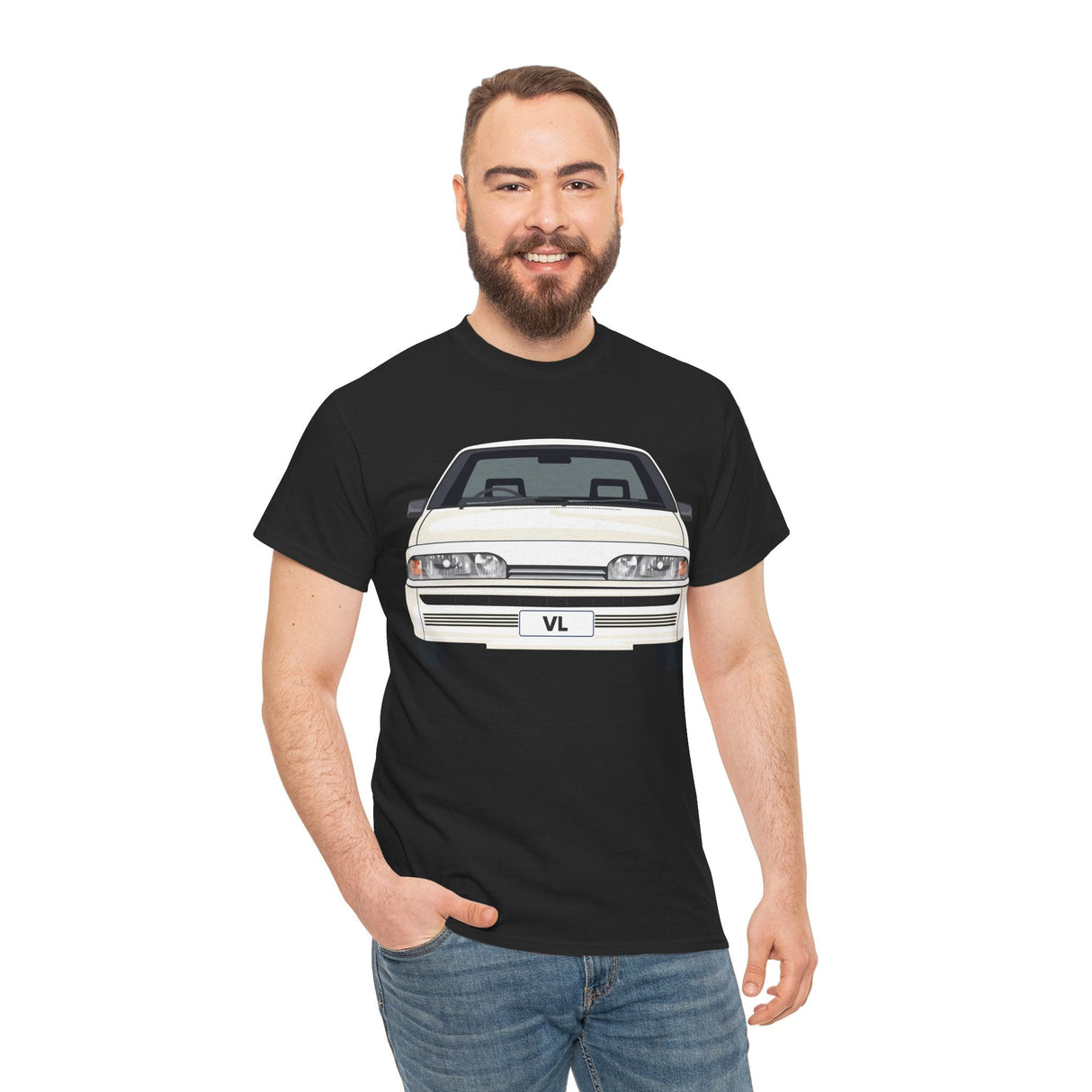 VL COMMODORE T - SHIRT - HOLDCOM AUTO PARTS