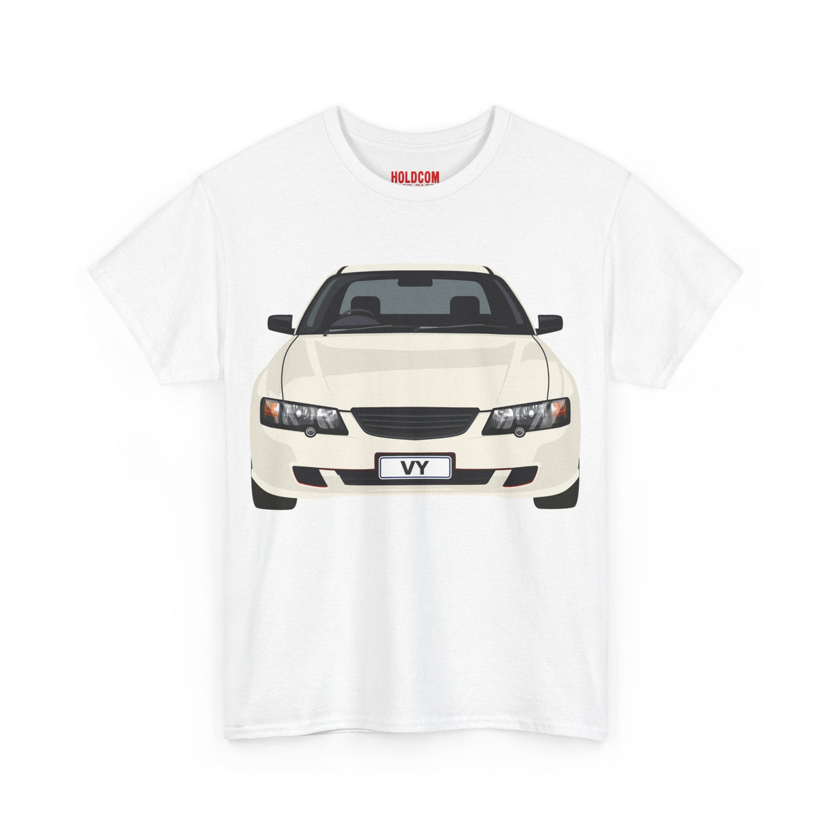 VY COMMODORE T - SHIRT - HOLDCOM AUTO PARTS