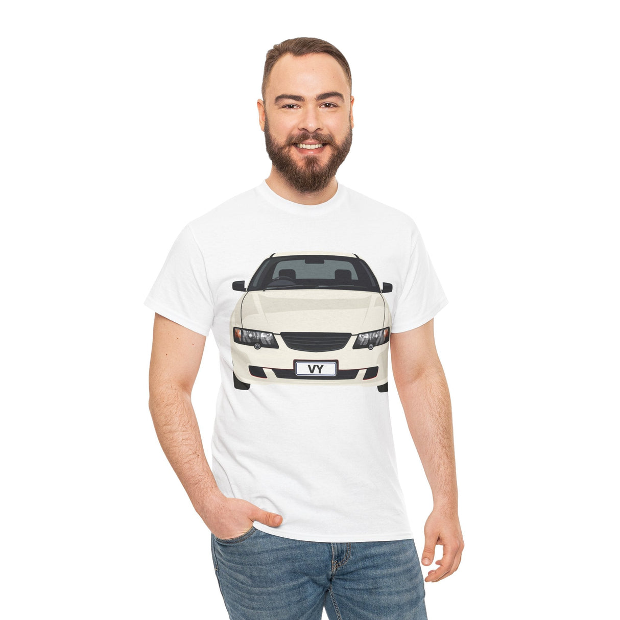 VY COMMODORE T - SHIRT - HOLDCOM AUTO PARTS