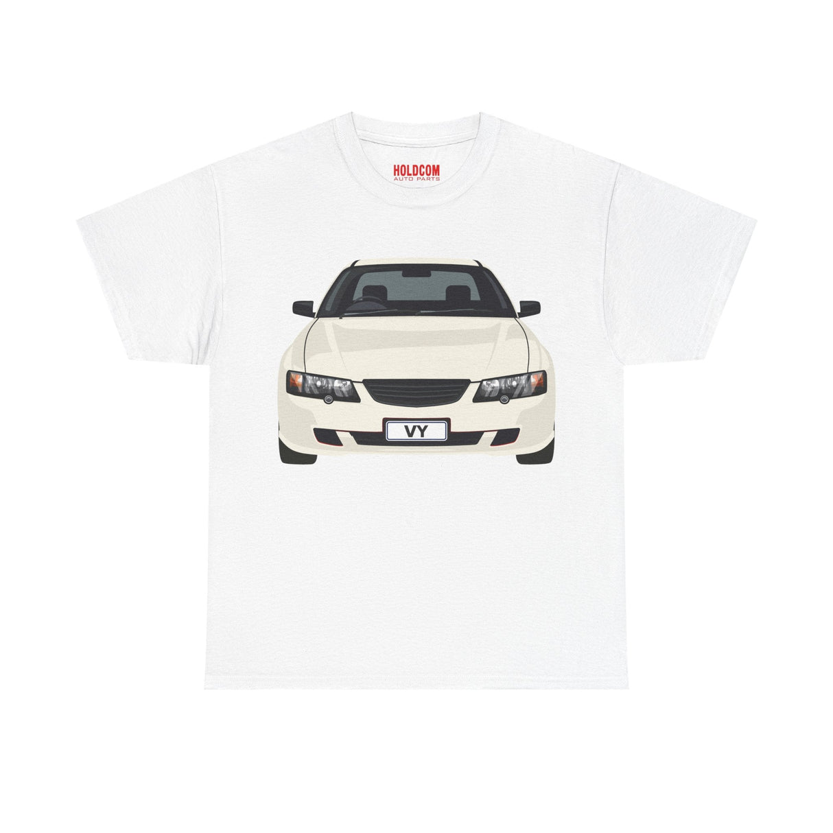 VY COMMODORE T - SHIRT - HOLDCOM AUTO PARTS