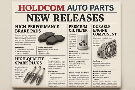 New Releases - HOLDCOM AUTO PARTS
