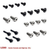CENTRE CONSOLE, HIGH RISE and LID RUBBERS + SCREWS for VL - HOLDCOM AUTO PARTS