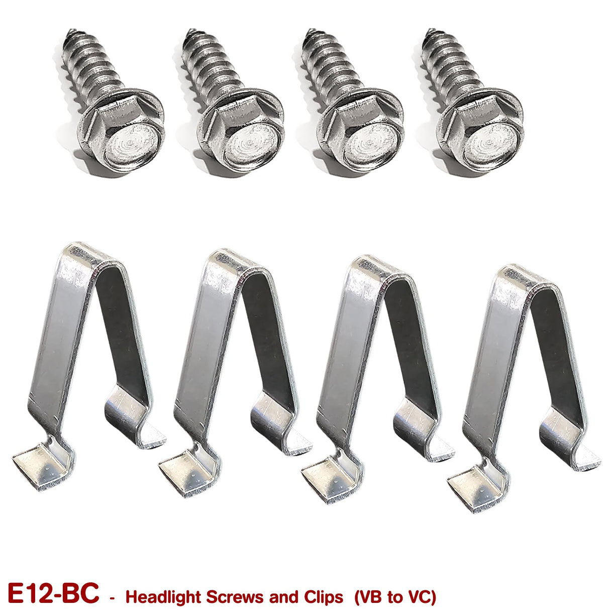 HEADLIGHT SCREWS and CLIPS for VB VC - HOLDCOM AUTO PARTS