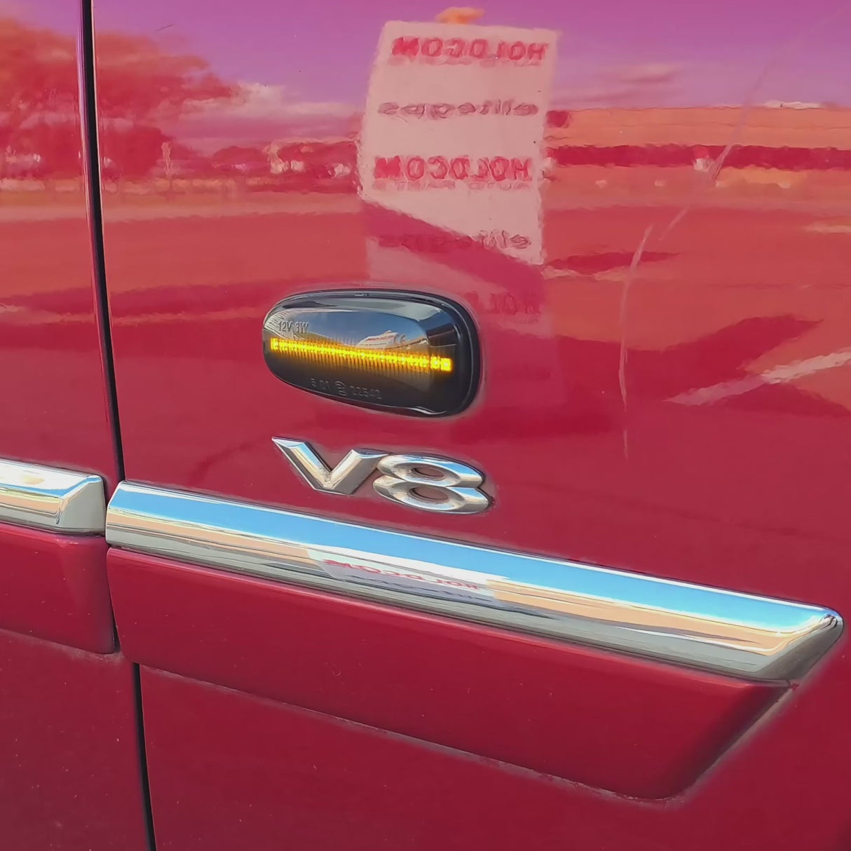 LED FRONT GUARD INDICATORS for VY VZ  (BLACK)