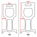 SHIFTER SURROUND TRIM for VE (BLACK/SILVER V1/V2) - HOLDCOM AUTO PARTS