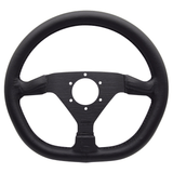 STEERING WHEEL (FLAT BOTTOM STYLE) - HOLDCOM AUTO PARTS