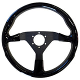 STEERING WHEEL (GLOSS BLACK) - HOLDCOM AUTO PARTS