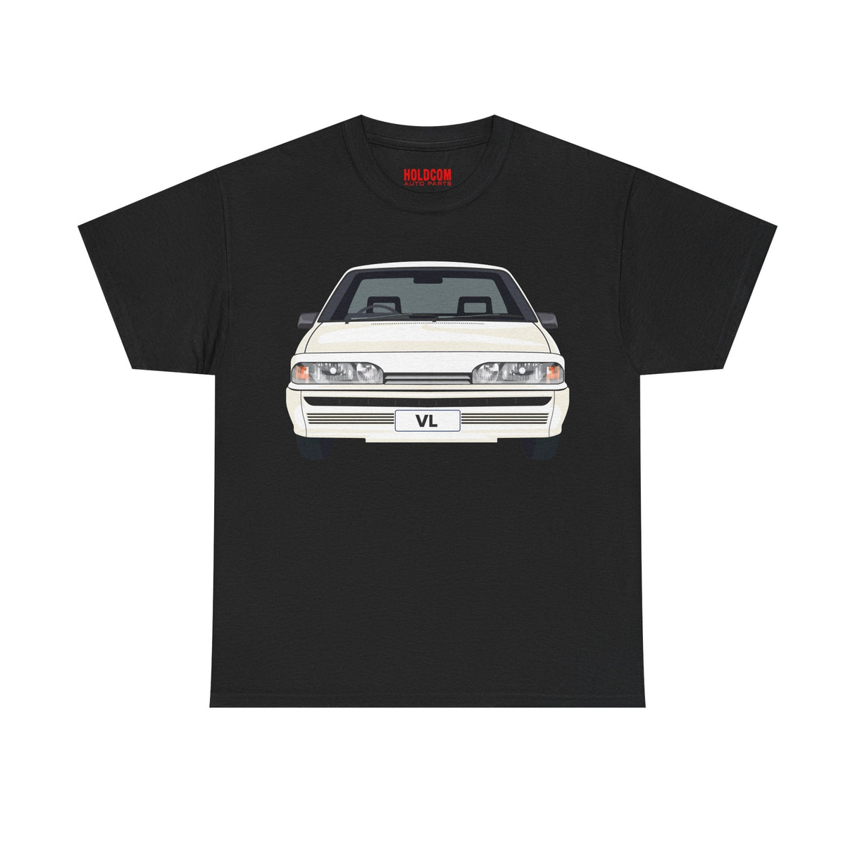 VL COMMODORE T - SHIRT - HOLDCOM AUTO PARTS