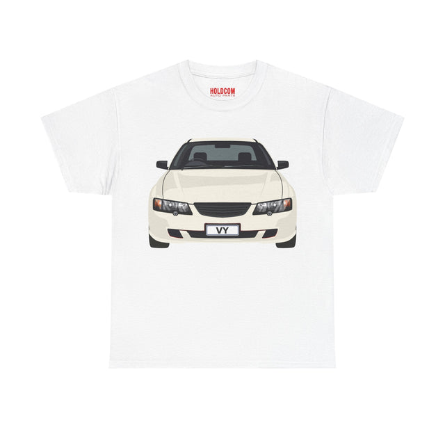 VY COMMODORE T - SHIRT - HOLDCOM AUTO PARTS