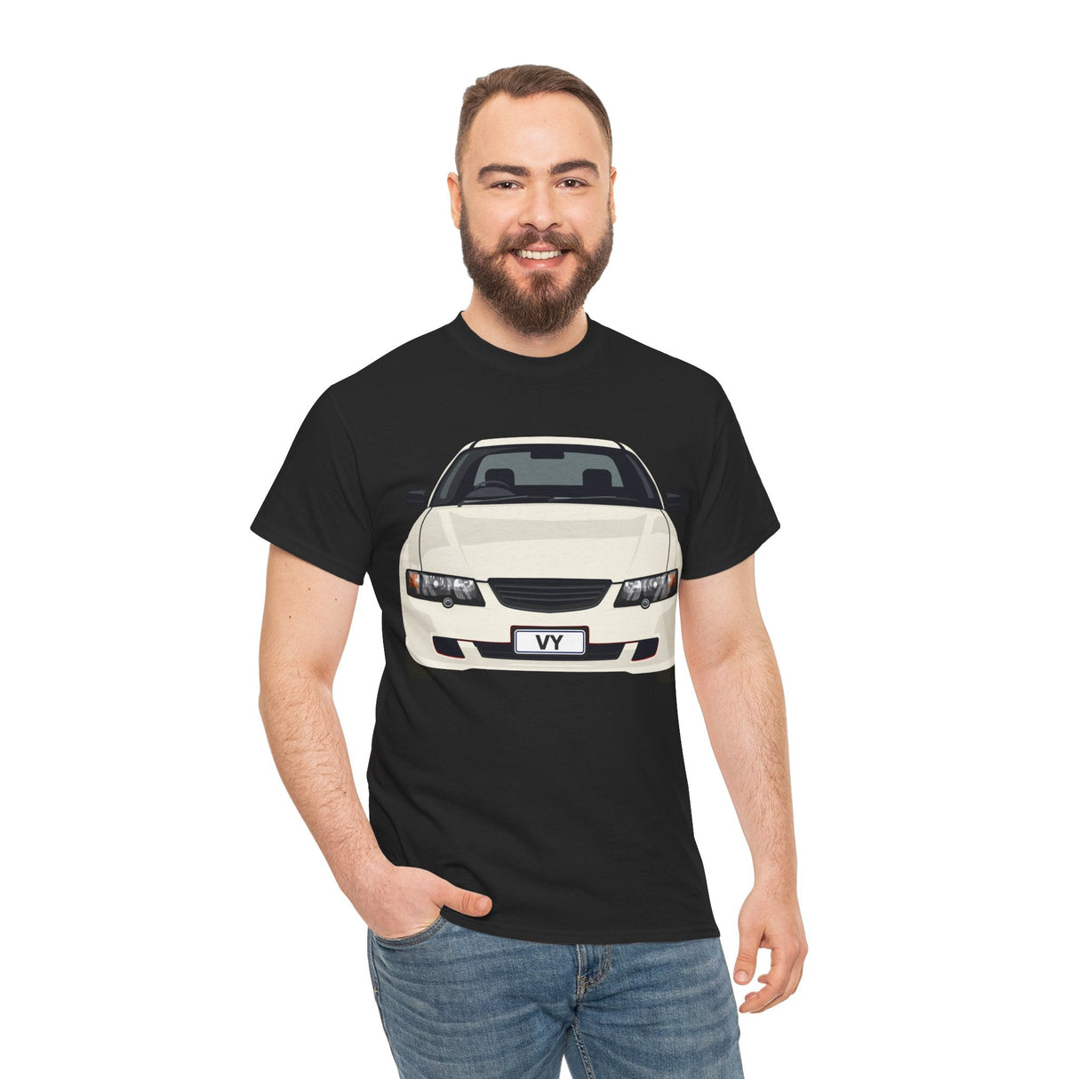 VY COMMODORE T - SHIRT - HOLDCOM AUTO PARTS