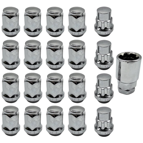 WHEEL NUTS WITH LOCK NUTS + KEY for VB VC VH VK VL VN VP VR VS VT VX VY VZ - HOLDCOM AUTO PARTS